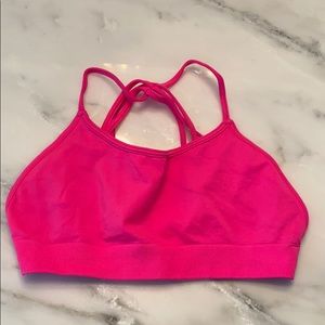 Neon Pink Sports Bra